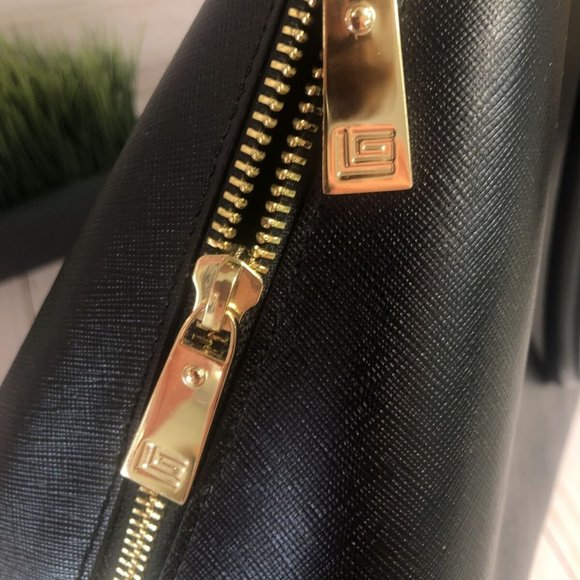 Authentic Guy Laroche Paris Saffiano Satchel Tote - Picture 8 of 12